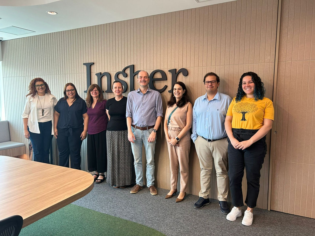 Luciana Arjona, Suelane Fontes, Sharon Gordon, Katie Wilde, Rodrigo Soares, Cristine Pinto, André Filipe de Moraes Batista e Jucilene Lopes dos Santos