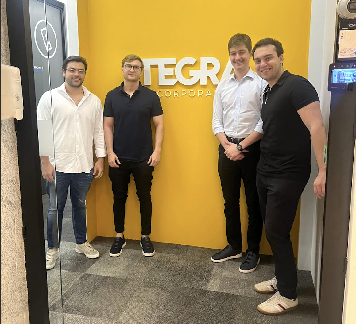 Os alunos que realizaram o trabalho sobre a Tegra