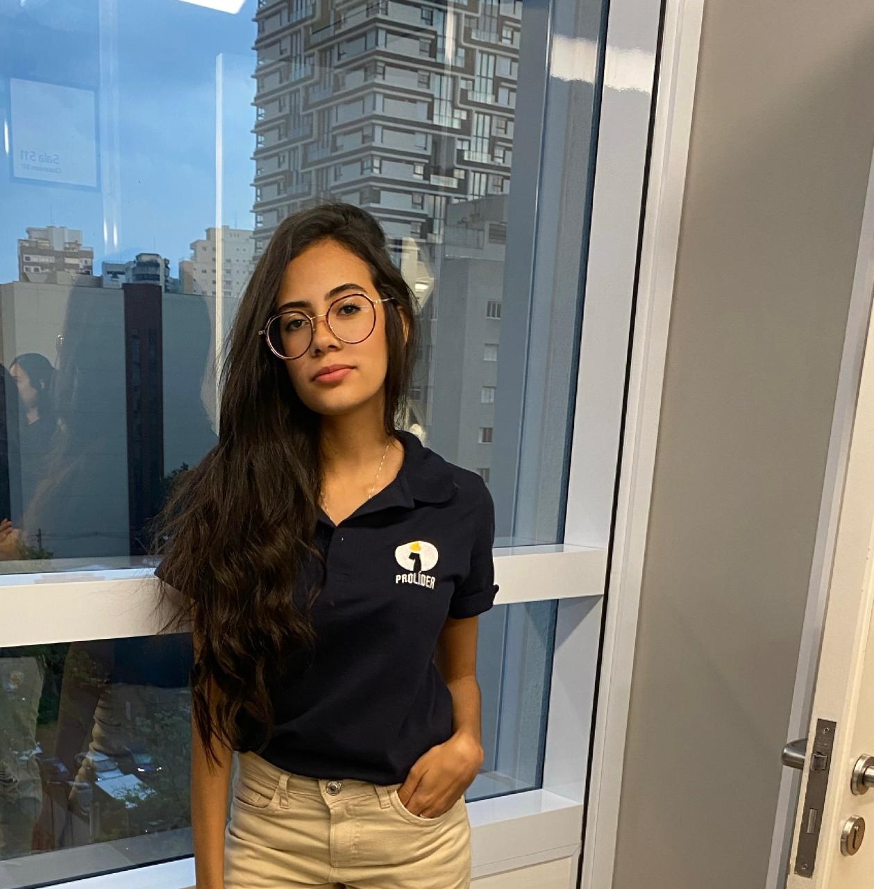 A aluna Joyce Sapucaia